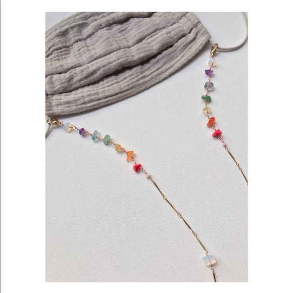 Rainbow 🌈 Mask Holder Chain Necklace